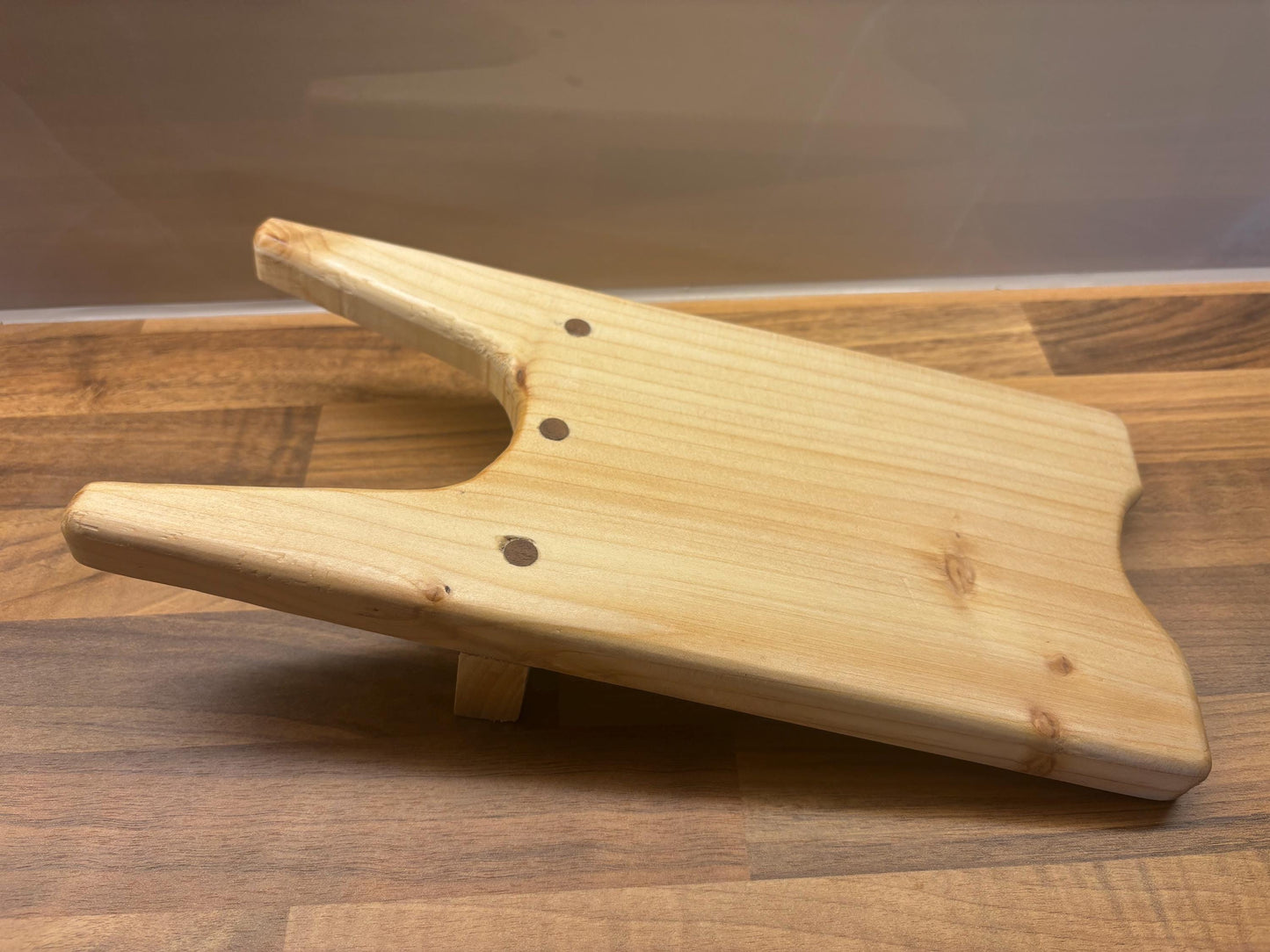 Boot puller jack - remove muddy boots easily - made from reclaimed scaffold board - handcrafted
