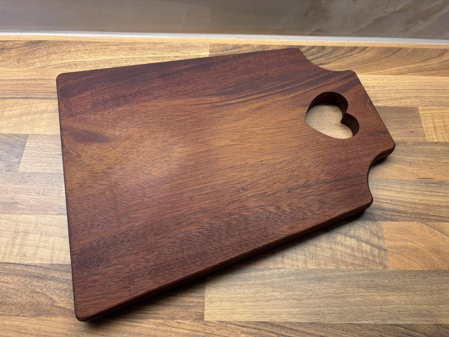 Handmade Mahogany Chopping Board Charcuterie Board Serving Platter Home Decor