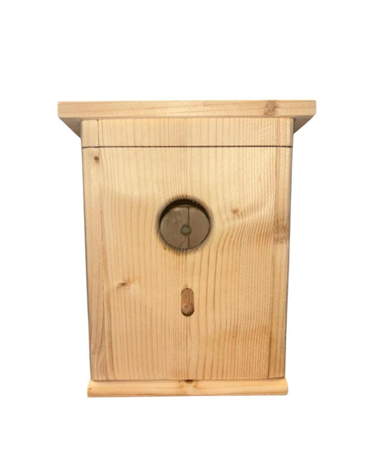 Bird Box Bird House Nesting Box with removable lid, Garden Decor, Wildlife